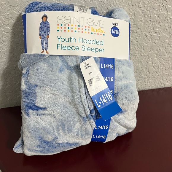 Saint Eve Blue Shark Kids Pajama Set - Picture 2 of 5